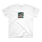 キムラカイトの牡丹 Regular Fit T-Shirt