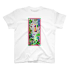 正座ちゃんのドット絵ショップの『熱帯植物図』 Regular Fit T-Shirt