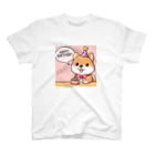 メアリーの柴犬がカラフルなスタンプ Regular Fit T-Shirt