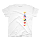 kimchinのカラフルな船の信号旗 Regular Fit T-Shirt