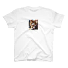 oz-chanの何かしようとしてる猫 スタンダードTシャツ