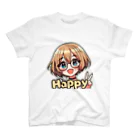 Kusareshiroの金髪ショートカット眼鏡美少女ちゃん Regular Fit T-Shirt