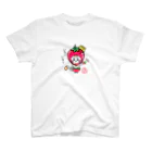旅猫王子れぉにゃん👑😼公式(レイラ・ゆーし。)のいちご☆旅猫王子れぉにゃん スタンダードTシャツ