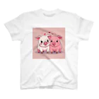 🐽ブヒブヒ🐽の子豚ちゃんのかわいいグッズ Regular Fit T-Shirt