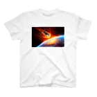 mimigemaruのミミゲにゃん隕石T 2 Regular Fit T-Shirt