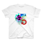 80s pop anime artの和テイストTシャツ Regular Fit T-Shirt