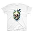 PiNK+18COMiCSのLeAF+SkULL_00002 Regular Fit T-Shirt