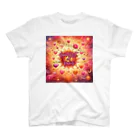 Positive feelingsのRadiate love and positivity Regular Fit T-Shirt