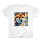 KAPPA TRAVEL GOの柴犬の幾何学 Regular Fit T-Shirt