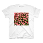 pio-japanのピンクtulip スタンダードTシャツ