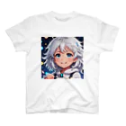 巫女スタぐらむのもふもふの美少女 スタンダードTシャツ