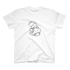 WAVE AND BEARのひとみしりくん スタンダードTシャツ