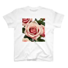 masahの薔薇プリント Regular Fit T-Shirt