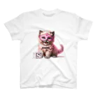 KVM｜kitten ＊ venetian-maskの仮面のセルカークレックス｜積木 ① Regular Fit T-Shirt