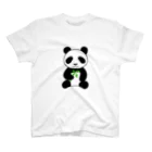 とりれんこの【寄付】竹大好きパンダ スタンダードTシャツ