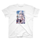 巫女スタぐらむの日本刀をもった美少女 Regular Fit T-Shirt