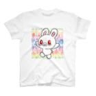 Ａ’ｚｗｏｒｋＳのしろうさ ぼたにかる スタンダードTシャツ