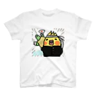 🐥ゆる(いイラストで生き物を)愛(でたい)の今日という日のためのTシャツ(4/13) スタンダードTシャツ