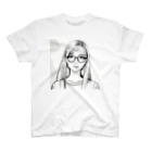 awakening-lucyの眼鏡女子Tシャツ1 Regular Fit T-Shirt