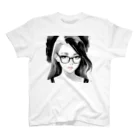 awakening-lucyの眼鏡女子Tシャツ2 スタンダードTシャツ