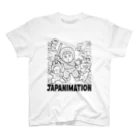 スリープキャットスタジオの【完全修正版】じゃぱにめーしょんTシャツ（にんじゃガール漫画調） スタンダードTシャツ