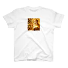 癒しと瞑想リセット開運法の弁財天真言金運グッズ3 スタンダードTシャツ