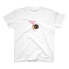 OKameMolꕤ︎︎オカメモルの油絵風「GuineaPig」三毛モルモット スタンダードTシャツ