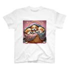 ふわふわ子犬の第②弾！ほっこり♡ ふわふわ子犬 Regular Fit T-Shirt