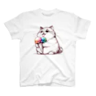 ねこったなぁのペロ助 スタンダードTシャツ