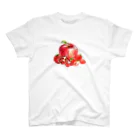 fooddesign-comの赤いまとまり Regular Fit T-Shirt