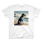 studio eizoのおいら波乗り🐕犬サーファー🏄 Regular Fit T-Shirt