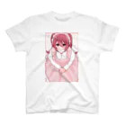 わがままフリルのピンク♡メイドちゃん スタンダードTシャツ