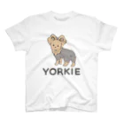 YORKIE DAISUKI～ヨーキーグッズ～のヨーキー Regular Fit T-Shirt