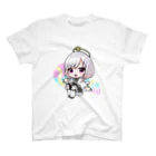 余斗グッズショップの新衣装余斗ちゃんアクリル背景付 スタンダードTシャツ