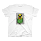 マキアートショップのトキメキインコだるまちゃん スタンダードTシャツ