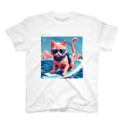 メロンパン猫のサーファーキャット スタンダードTシャツ