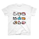 あにぱんださん。のドットあにまるズ スタンダードTシャツ