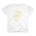 文鳥中心の文鳥三位一体・YELLOW Regular Fit T-Shirt