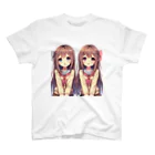 seigi2oo2の愛らしい可愛い双子の姉妹 Regular Fit T-Shirt