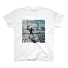 AQUAMETAVERSEのsupとwindsurfingレース　エンジェル717 2065 Regular Fit T-Shirt