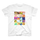 REDMOON_SAPPOROのアニマルスライム・大集合（背景あり） Regular Fit T-Shirt