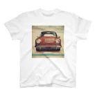 Fujiyamaのどこかの赤い車 スタンダードTシャツ