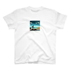 真田幸村の海と猫と車 Regular Fit T-Shirt