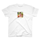 ganeshaのかわいい豚とピクニック Regular Fit T-Shirt