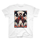 PiNK+18COMiCSのReDDRAGoN+MeCHAGiRL_00001 Regular Fit T-Shirt