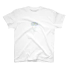 COLOrinのガーベラ(白) Regular Fit T-Shirt