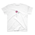 COLOrinのガーベラ(ピンク&白) Regular Fit T-Shirt