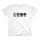 sushima_graphical_trainsの常磐兄弟【列車探訪】 Regular Fit T-Shirt