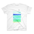 senken galleryの夏の海 Regular Fit T-Shirt