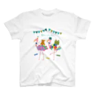 midoriの双子フラミンゴのパーティー Regular Fit T-Shirt